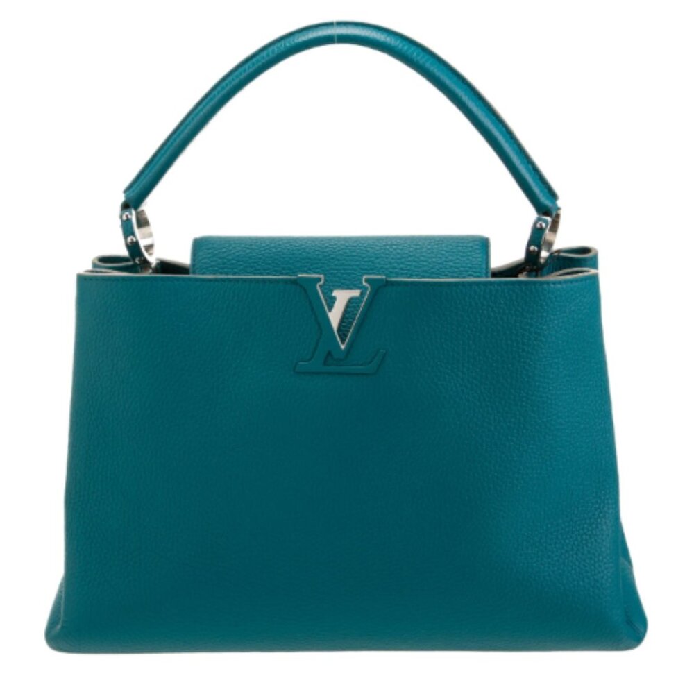 Louis Vuitton Taurillon Leather Capucines MM Purse